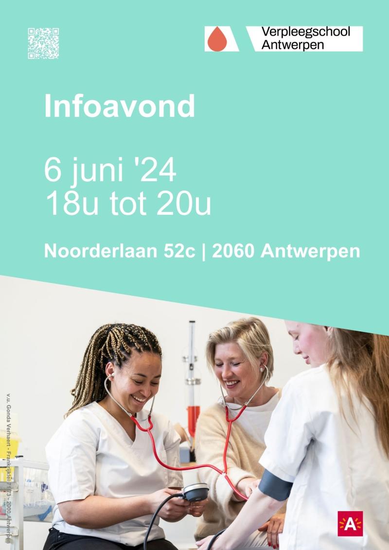 infoavond 16 juni '24 Verpleegschool Antwerpen